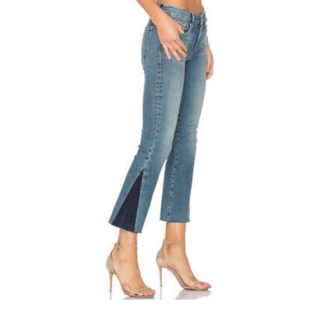 Frame Denim Le Crop Mini Boot Mid-High Rise Lighter WashJeans Size 26